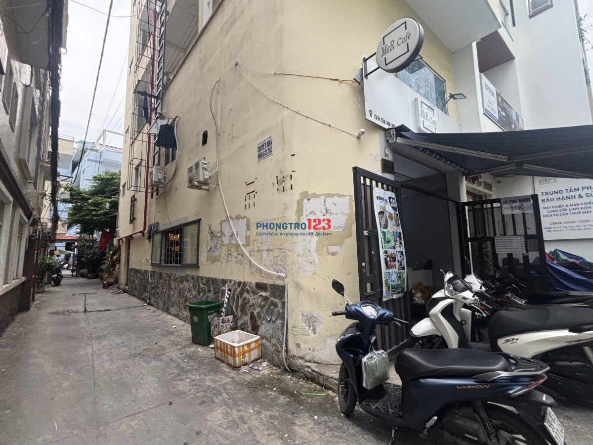 CHO THUÊ MẶT BẰNG KẾT HỢP 1PN VỪA BUÔN BÁN VỪA Ở HẺM 1 XẸT XE HƠI THÔNG TRƯỜNG CHINH