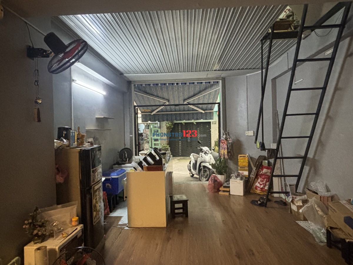 CHO THUÊ MẶT BẰNG KẾT HỢP 1PN VỪA BUÔN BÁN VỪA Ở HẺM 1 XẸT XE HƠI THÔNG TRƯỜNG CHINH