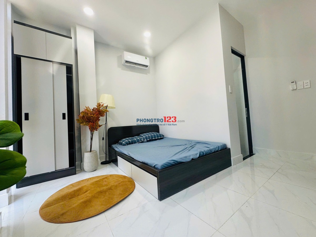 CHO THUÊ PHÒNG TRỌ FULL NỘI THẤT 34m2 CỬA SỔ THOÁNG Ở PHÚ NHUẬN GẦN ĐẠI HỌC UFM - LH: 0334998413