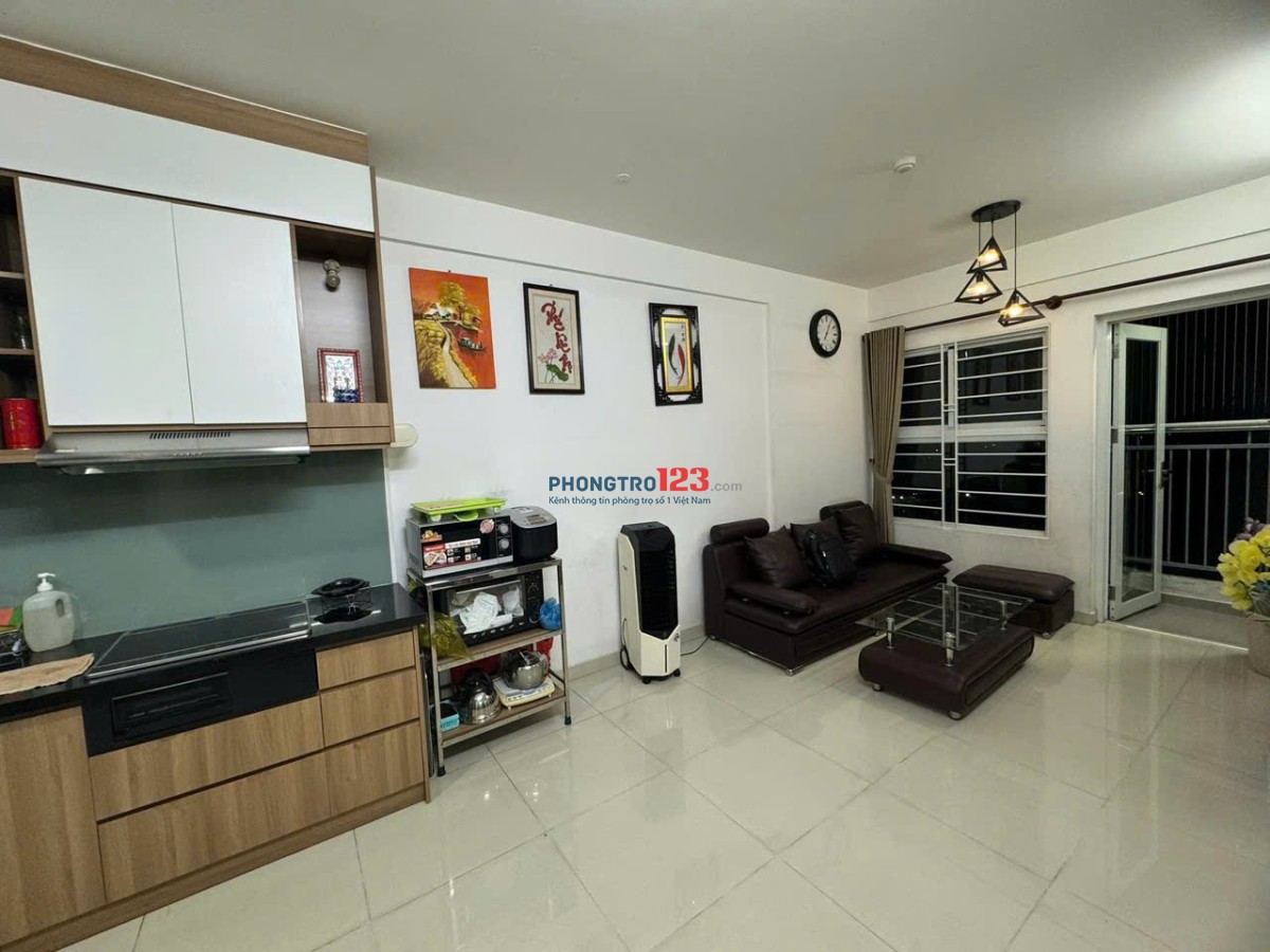 Chung cư Screc, Trường Sa, Quận 3: 10tr5, có nội thất, 55m2, 1p ngủ