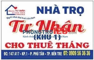 Phòng gồm 1 trệt 1 lầu tại TP Bến Tre, sẵn nội thất tiện nghi như hình