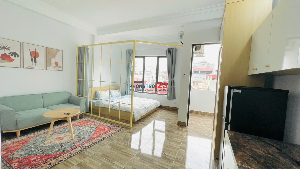  1PN Rộng 35m2 - Ban Công Đón Nắng Và Gió, Nơ Trang Long Gần ĐH Văn Lang Cs2, Cs3