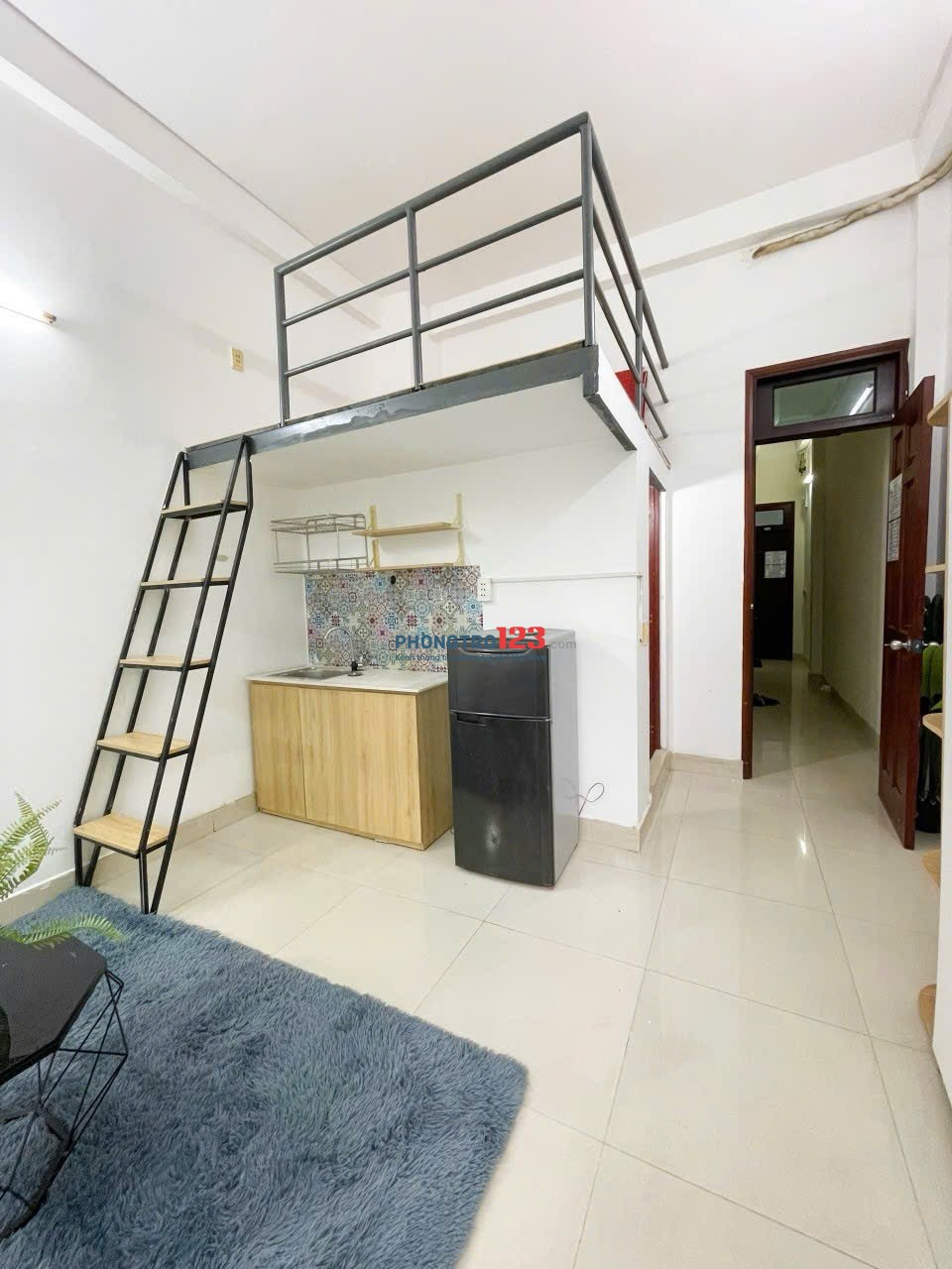Căn hộ gác lửng full nội thất, có ban công – Văn Chung, Tân Bình Gần Etownn