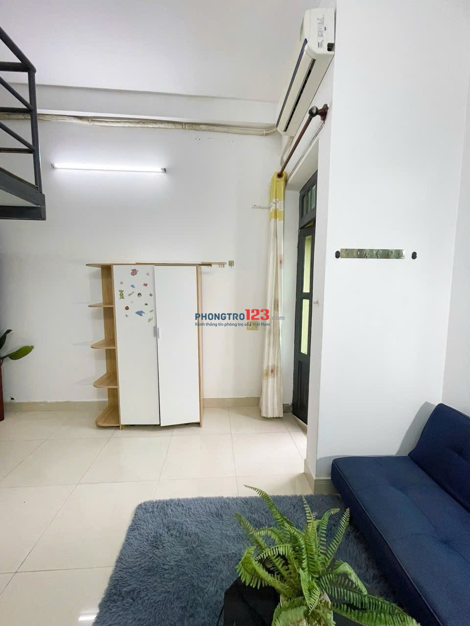 Căn hộ gác lửng full nội thất, có ban công – Văn Chung, Tân Bình Gần Etownn