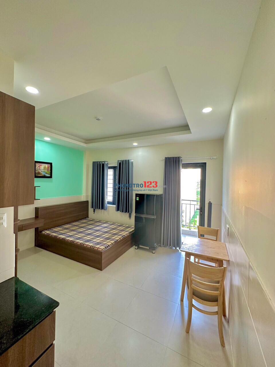 Chdv Full nội thất Cát Lái, 3tr9 cửa sổ 4tr2 ban công, ở ngay được