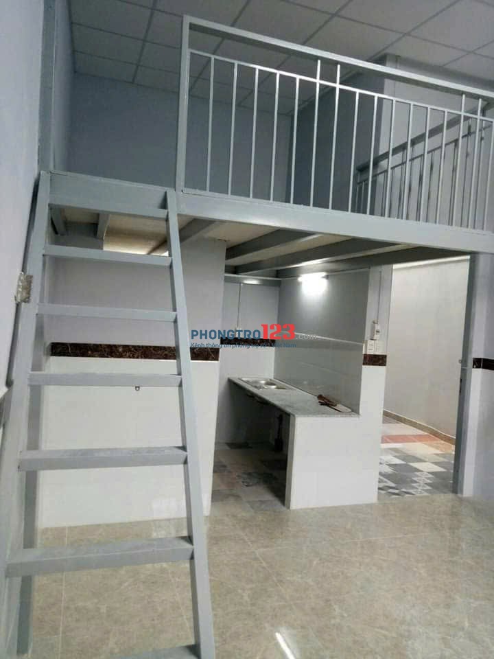 Phòng trọ mặt tiền hẻm thông khu dân cư đông đúc