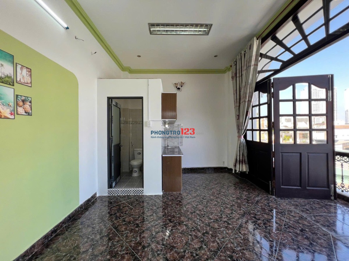 Cho thuê căn hộ Studio Ban công thoáng Q8 gần cầu Chánh Hưng, nhà thờ Nam Hải, ĐH Kinh tế UEH