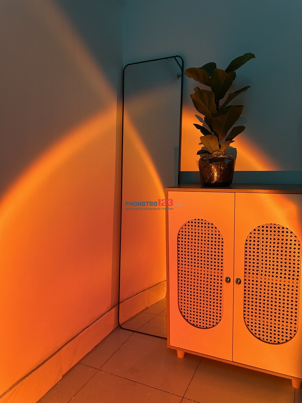 Phòng mới ngay gần ĐH CN, Văn Lang, cho 1 người Full NT, KTX Sleepbox Q Gò Vấp giá 1tr2 bao hết