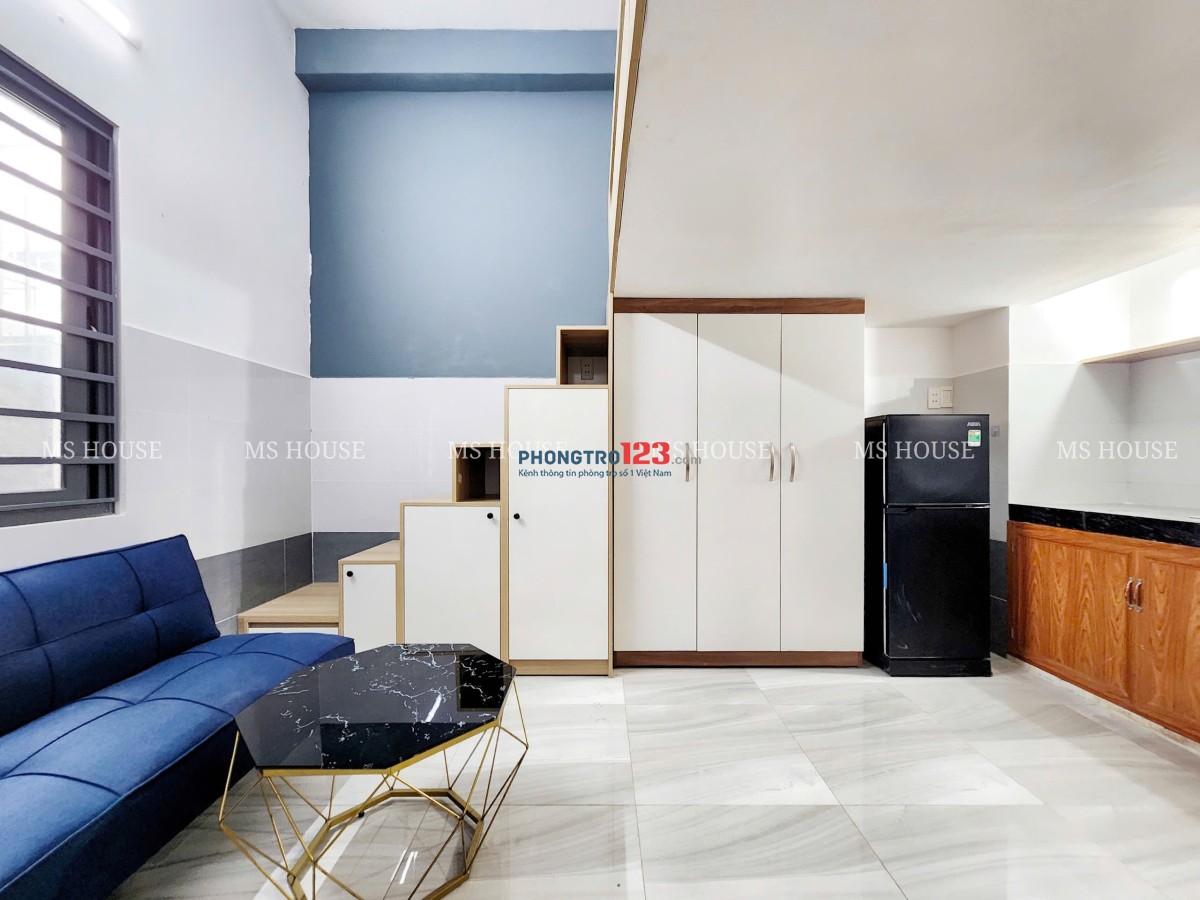 Hệ thống CHDV DUPLEX full nội thất ngay trung tâm gần sân bay Tân Sơn Nhất, cv Gia Định, bv 175