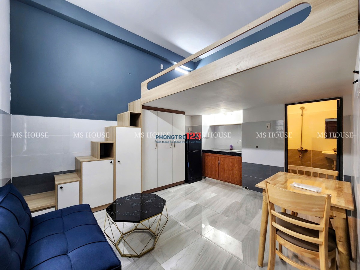Hệ thống CHDV DUPLEX full nội thất ngay trung tâm gần sân bay Tân Sơn Nhất, cv Gia Định, bv 175