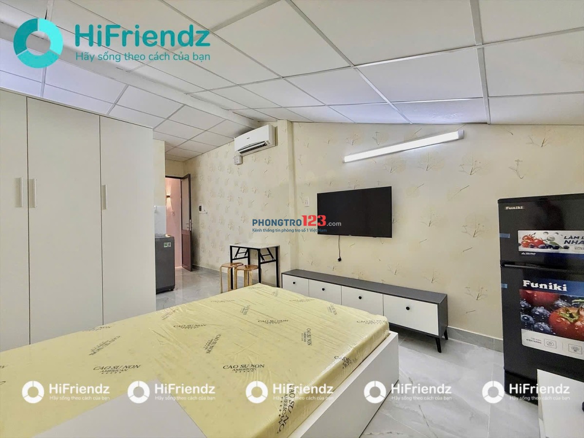 Cho Thuê Căn Hộ Studio Full Nội Thất - Gần Cầu Vượt Hoàng Hoa Thám