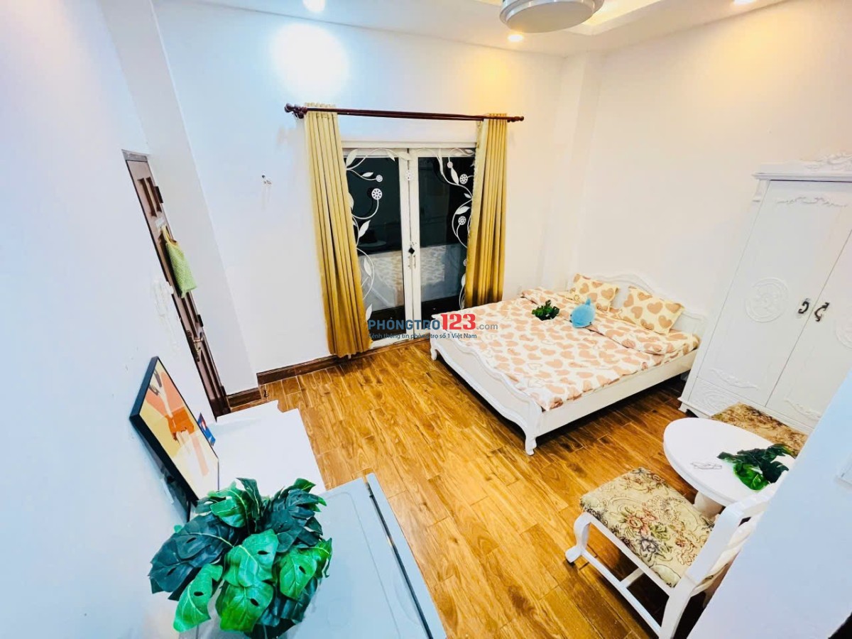Cho Thuê Căn Hộ Studio Full Nội Thất - Trung tâm ngoại ngữ The Forum Center Lê Văn Sỹ, P.01, Q. TB