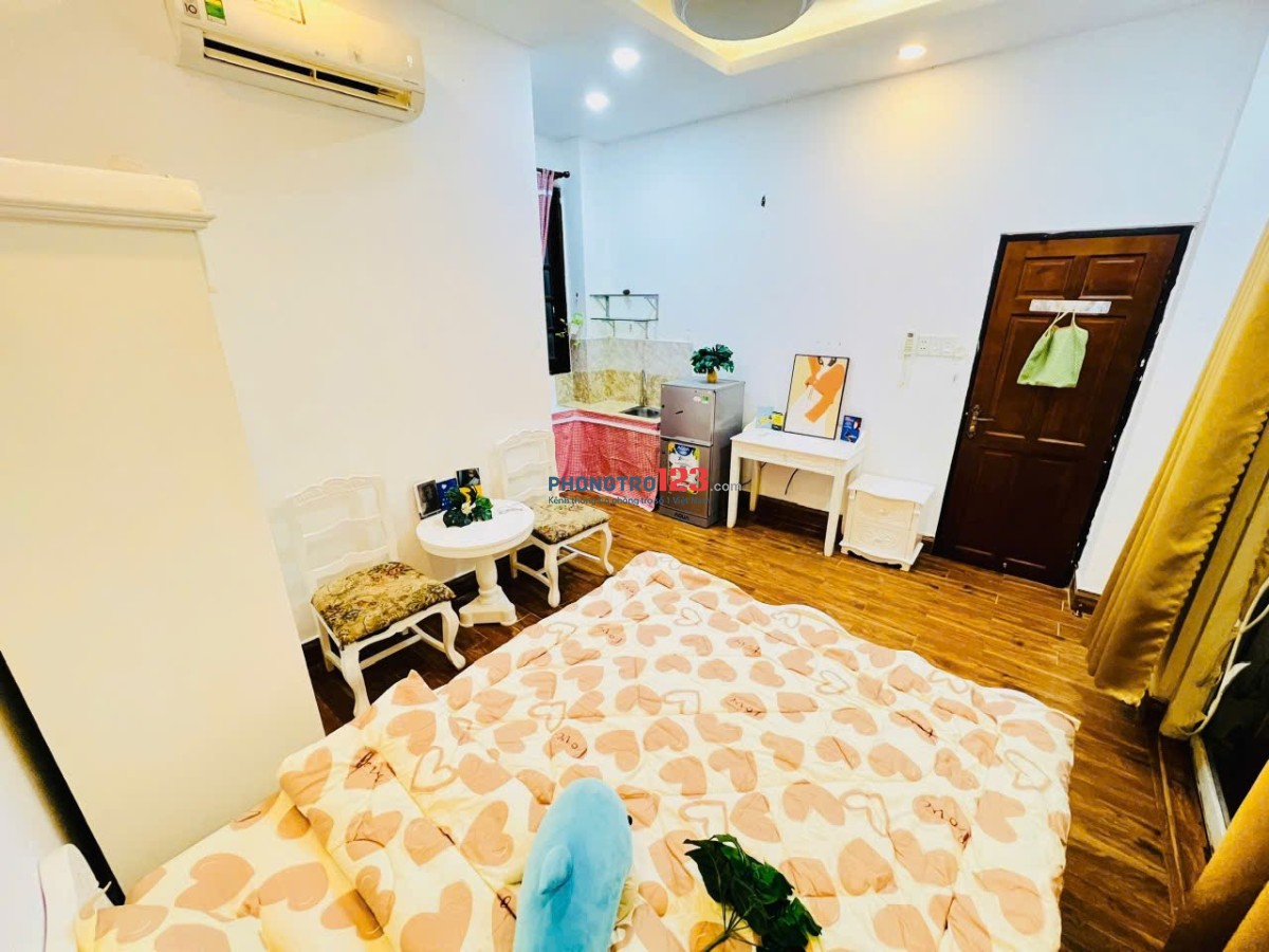 Cho Thuê Căn Hộ Studio Full Nội Thất - Trung tâm ngoại ngữ The Forum Center Lê Văn Sỹ, P.01, Q. TB