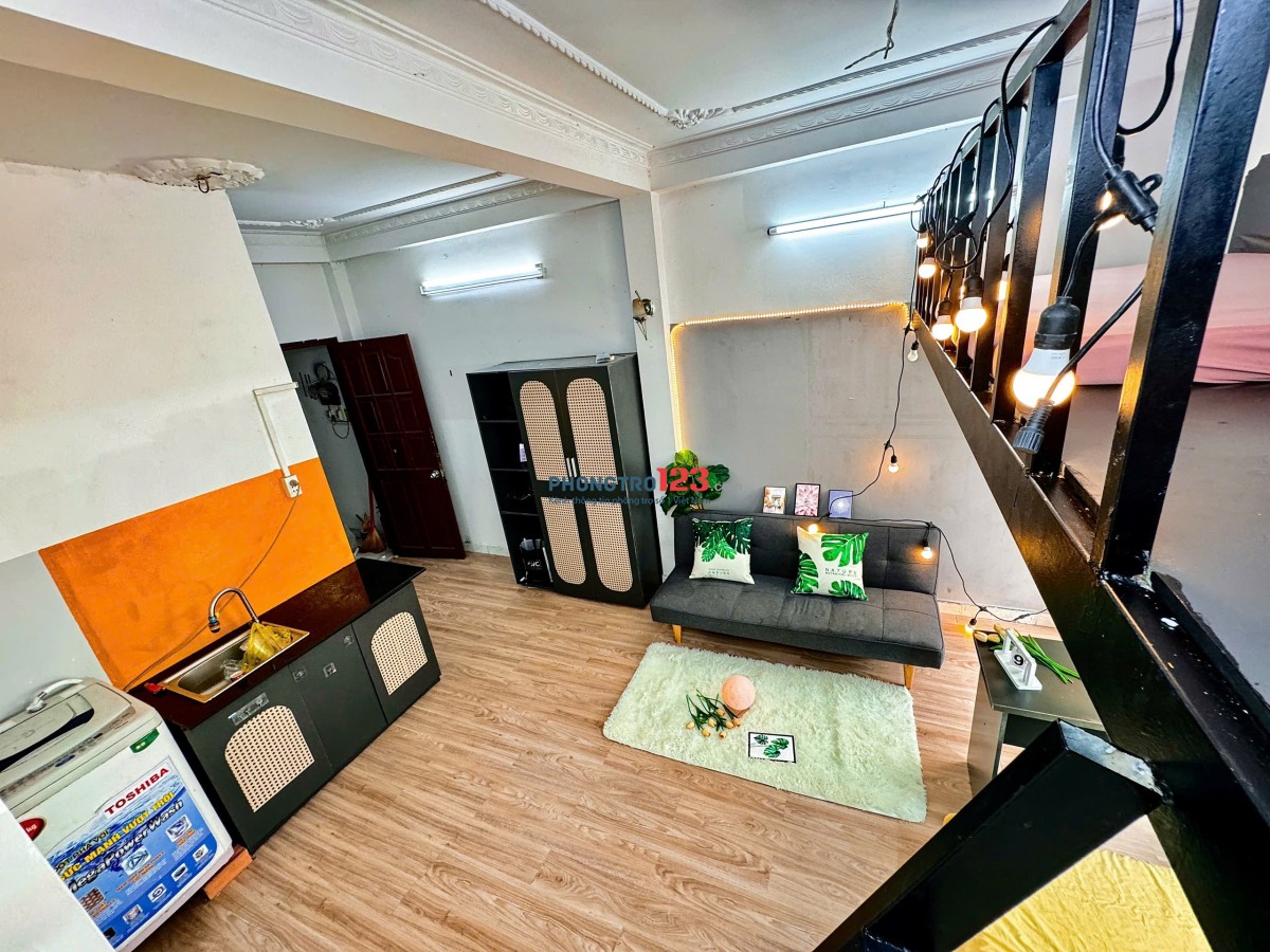 Cho thuê căn hộ có gác- Nguyễn Ngọc Lộc- Quận 10- Gần ĐH Kinh Tế UEH- Y Dược