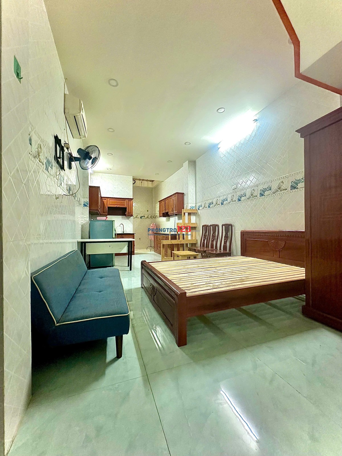 Chính chủ cho thuê phòng full nội thất, gần sân bay, 30m2, giá 5tr