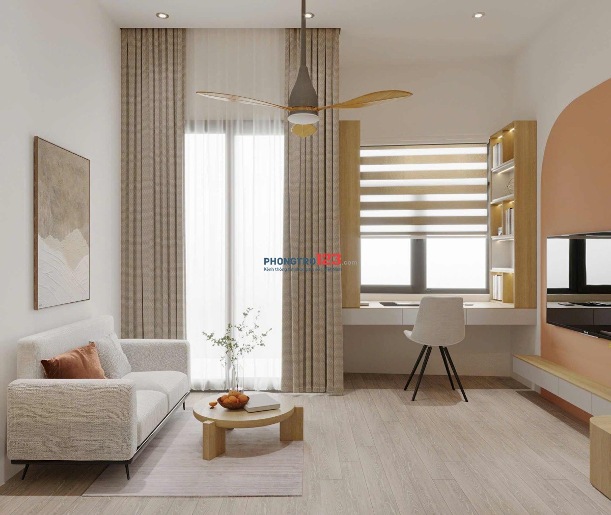 Cho thuê CCMN cao cấp mới xây tại The Full House Ngõ 27 Võ Chí Công