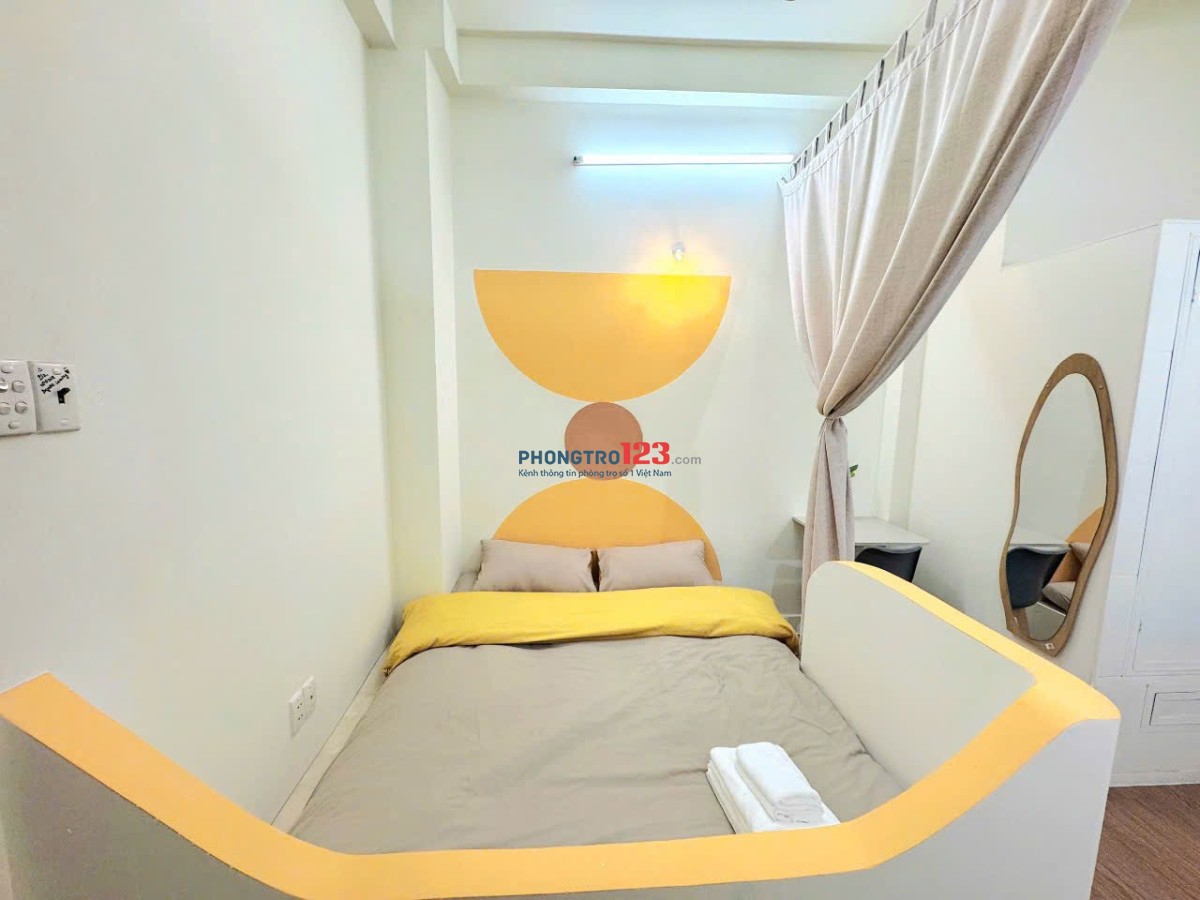 Phòng trọ cho thuê full nội thất gần đại học Ngân Hàng Tphcm quận 1 - gần bến xe buýt Phạm Ngũ Lão