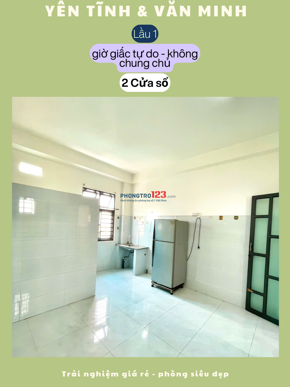 NEW PHÒNG ĐẸP, CÓ MÁY LẠNH, SẠCH SẼ, CỬA SÔ, NGAY VINCOM QUANG TRUNG - GÒ VẤP