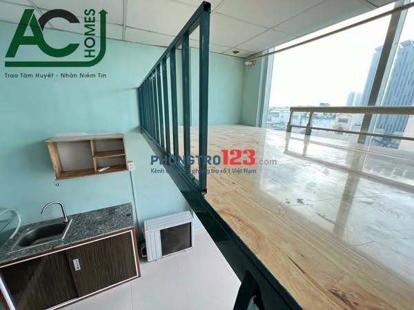 pass chiếc trọ ở Nguyễn Văn Quá - quận 12, gần CVPM Quang Trung sát đường chính lầu 4 có thang máy.