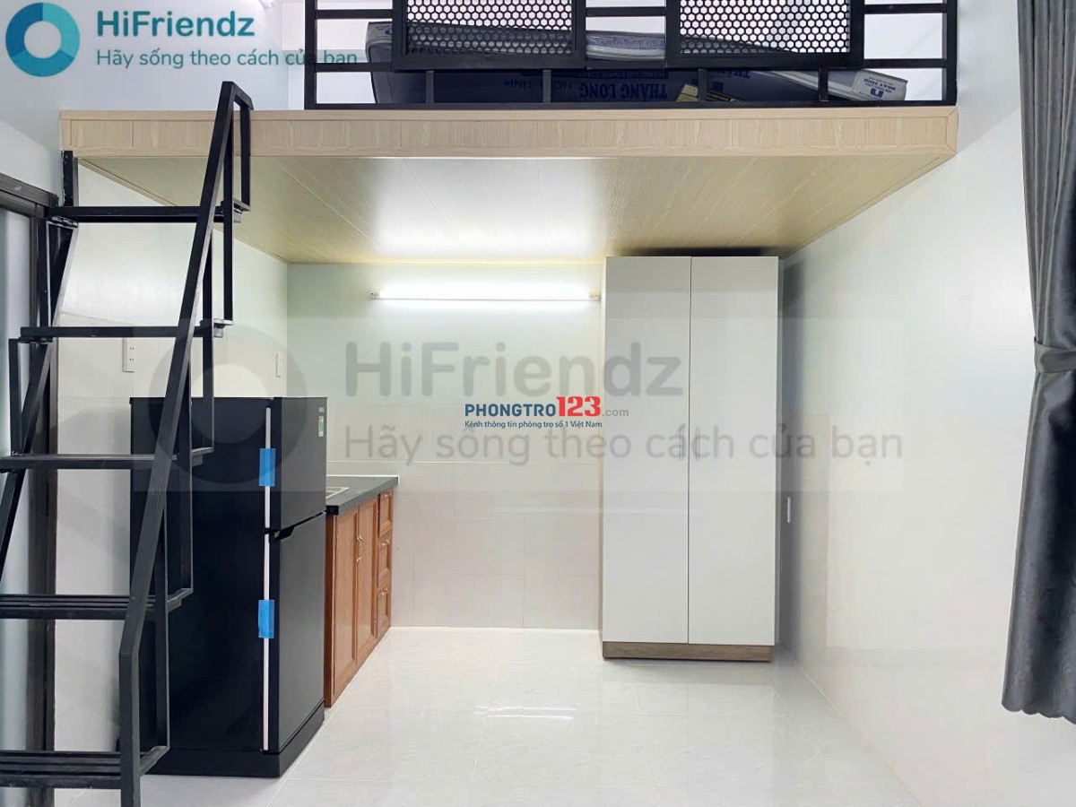 Phòng trọ Duplex mới toanh gác cao Ở được 2-3 người Full nội thất cửa sổ trời thoáng Gần Mai Chí Thọ