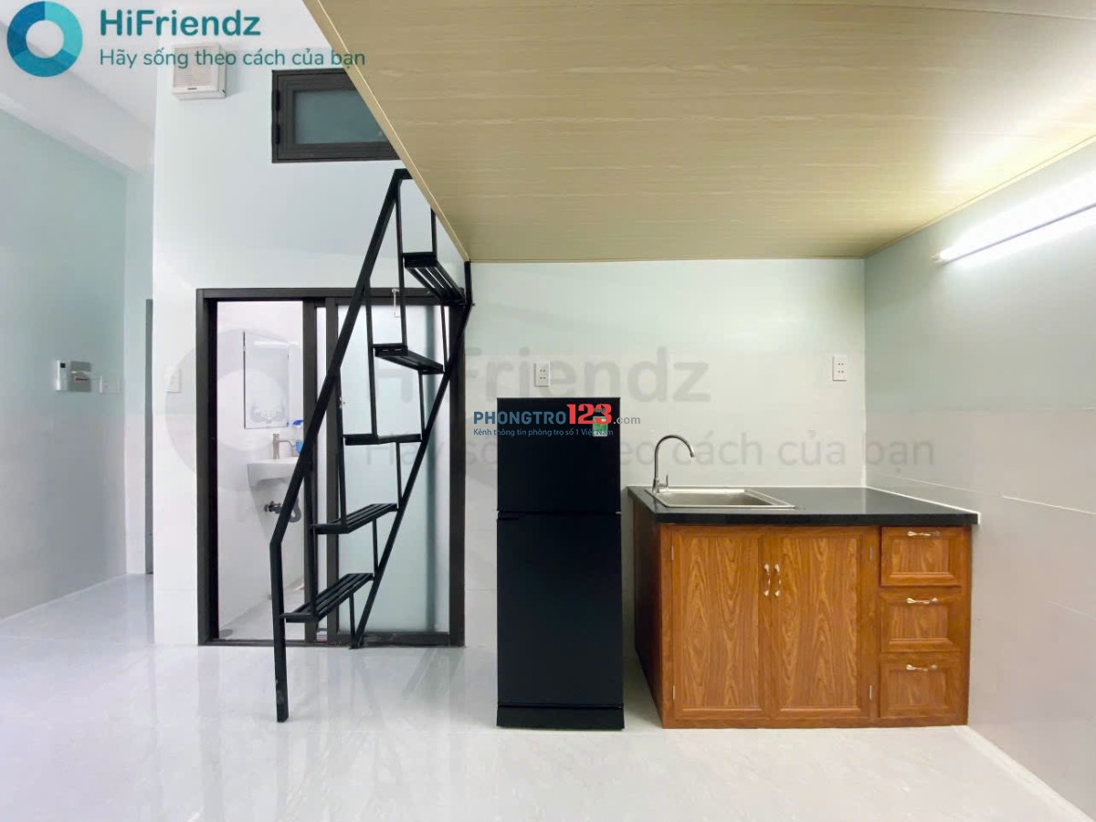 Phòng trọ Duplex mới toanh gác cao Ở được 2-3 người Full nội thất cửa sổ trời thoáng Gần Mai Chí Thọ