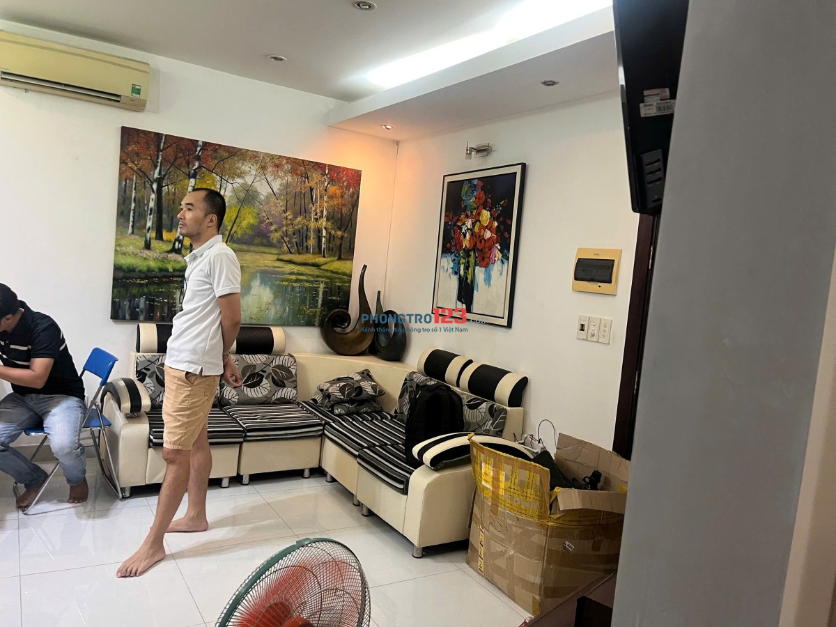 Căn hộ Screc Tower, Trường Sa, Q3: 55m2+ có Nt giá 10tr5/th