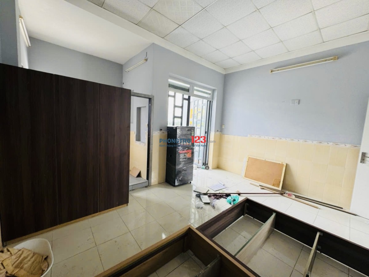Phòng trọ mới xây , nội thất chưa bóc seal