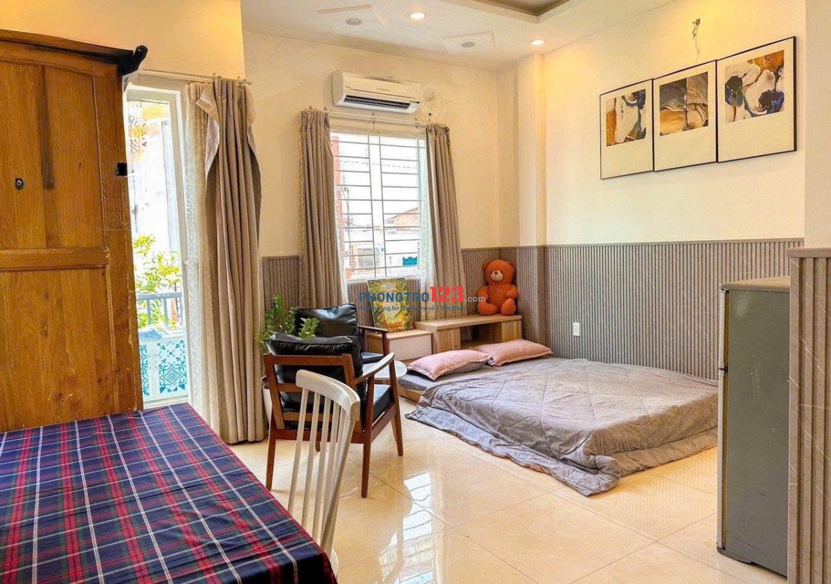  CHO THUÊ STUDIO BAN CÔNG – TRẦN QUANG DIỆU, QUẬN 3 - GẦN ĐH SƯ PHẠM, ĐH SÀI GÒN, CẦU LÊ VĂN SỸ