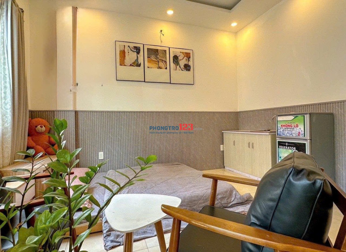  CHO THUÊ STUDIO BAN CÔNG – TRẦN QUANG DIỆU, QUẬN 3 - GẦN ĐH SƯ PHẠM, ĐH SÀI GÒN, CẦU LÊ VĂN SỸ