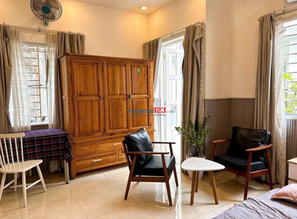  CHO THUÊ STUDIO BAN CÔNG – TRẦN QUANG DIỆU, QUẬN 3 - GẦN ĐH SƯ PHẠM, ĐH SÀI GÒN, CẦU LÊ VĂN SỸ
