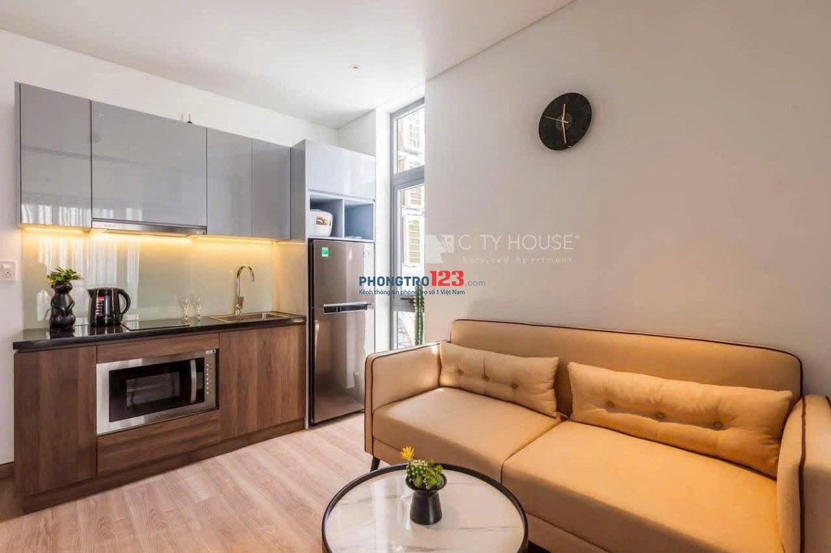 Cho thuê căn hộ dịch vụ 1pn ở Tân Bình siu xinh