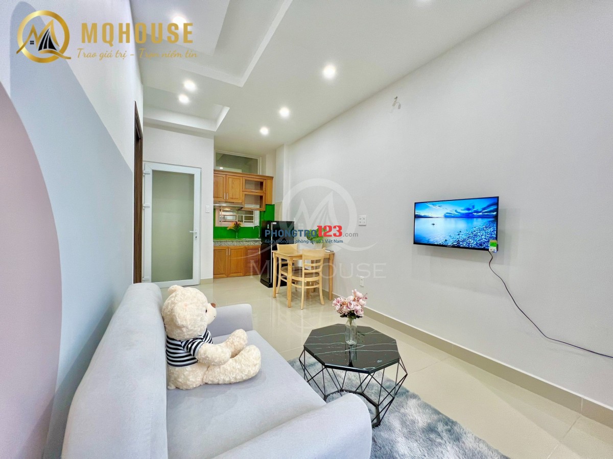CHO THUÊ CHDV 1PN 1PK BAN CÔNG GẦN CẦU VƯỢT HOÀNG HOA THÁM - ETOWN