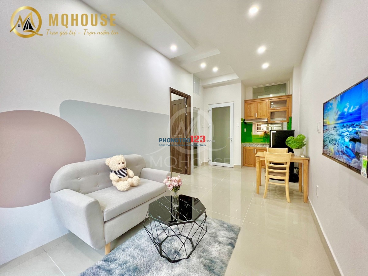 CHO THUÊ CHDV 1PN 1PK BAN CÔNG GẦN CẦU VƯỢT HOÀNG HOA THÁM - ETOWN