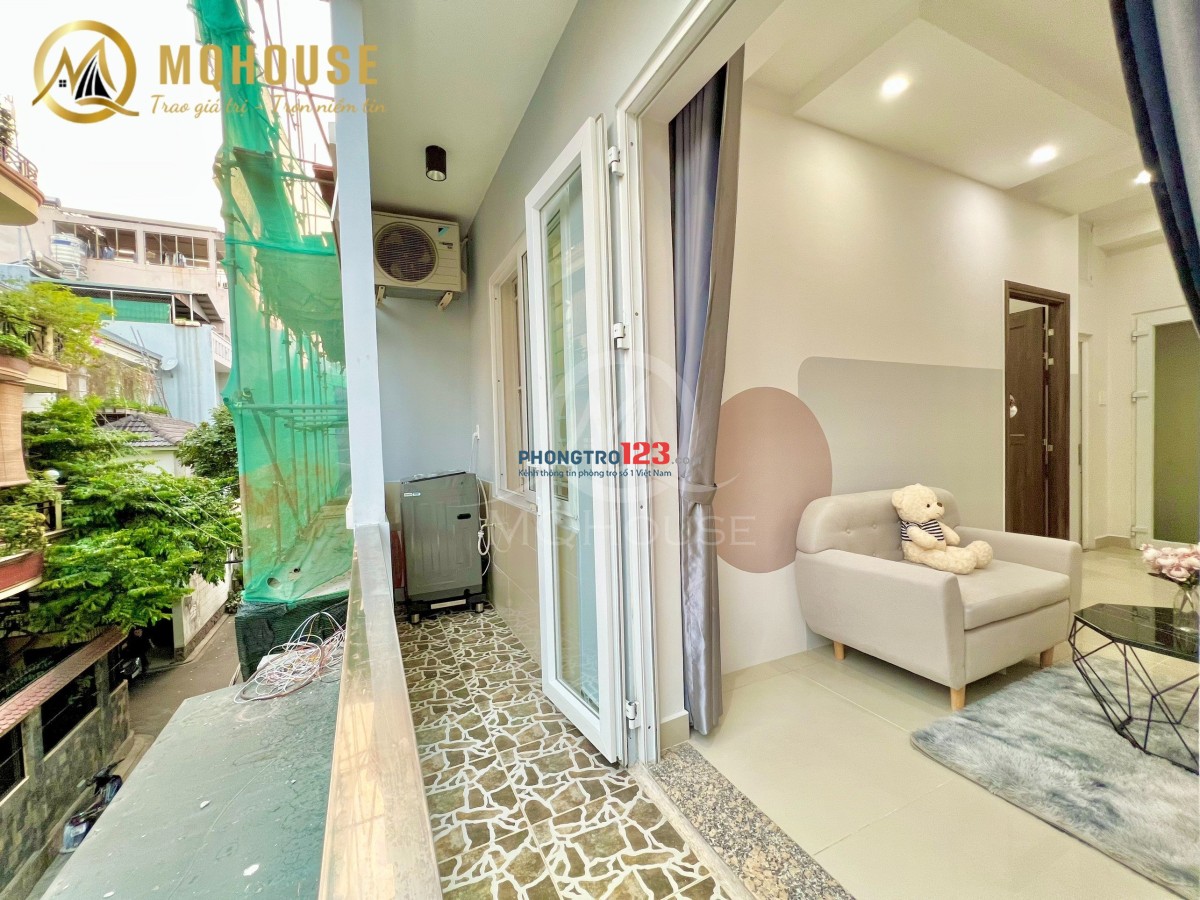 CHO THUÊ CHDV 1PN 1PK BAN CÔNG GẦN CẦU VƯỢT HOÀNG HOA THÁM - ETOWN