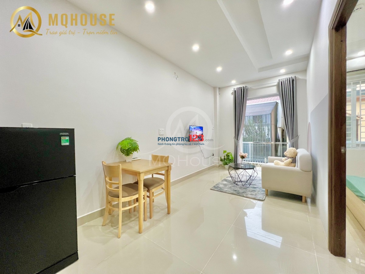 CHO THUÊ CHDV 1PN 1PK BAN CÔNG GẦN CẦU VƯỢT HOÀNG HOA THÁM - ETOWN