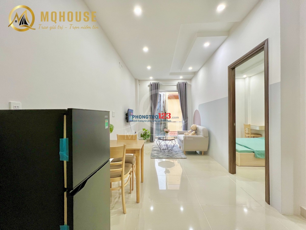 CHO THUÊ CHDV 1PN 1PK BAN CÔNG GẦN CẦU VƯỢT HOÀNG HOA THÁM - ETOWN