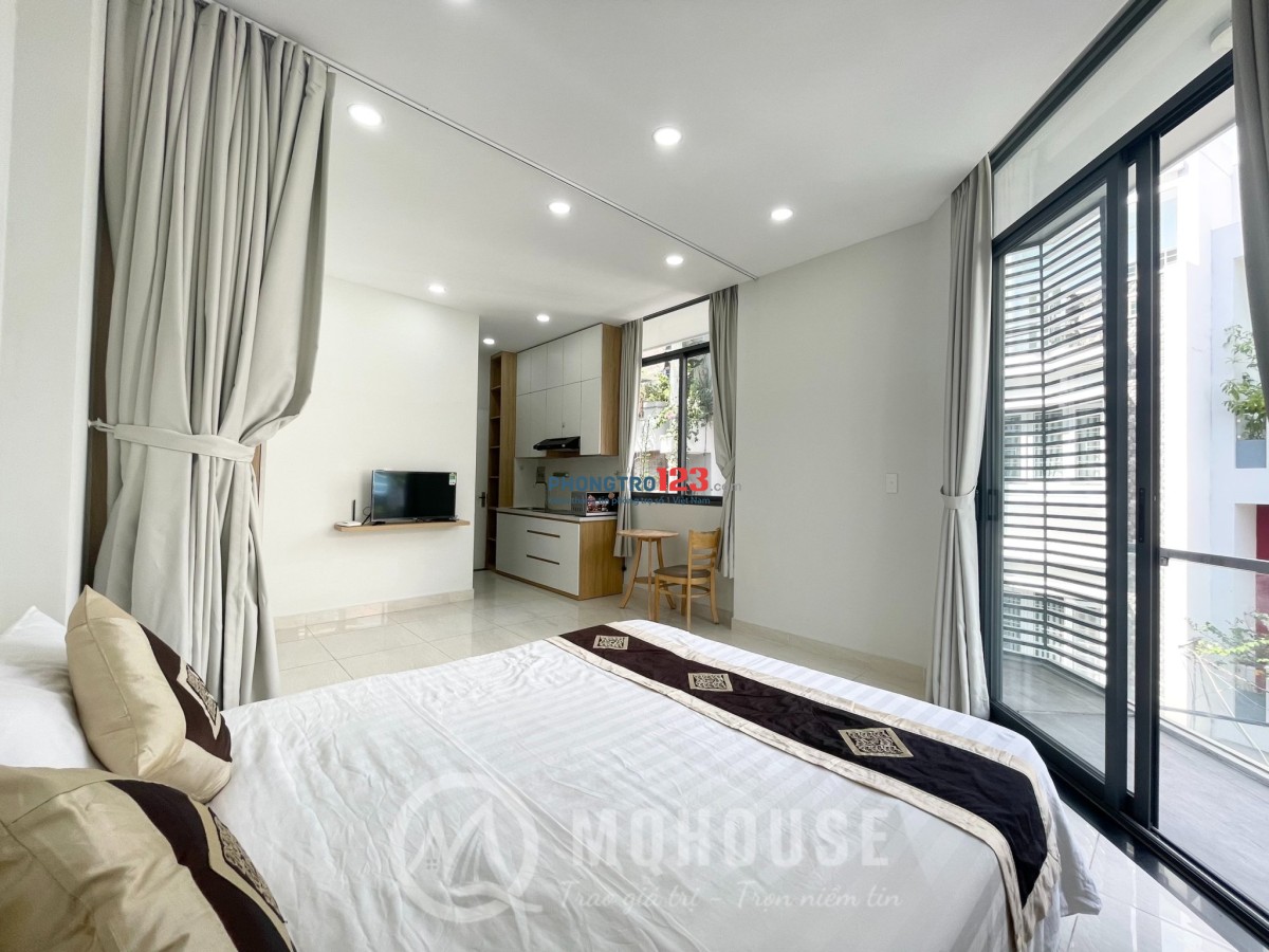 CĂN HỘ 1PN XA BẾP BAN CÔNG FULL NỘI THẤT ĐẸP GẦN LĂNG CHA CẢ - SÂN BAY