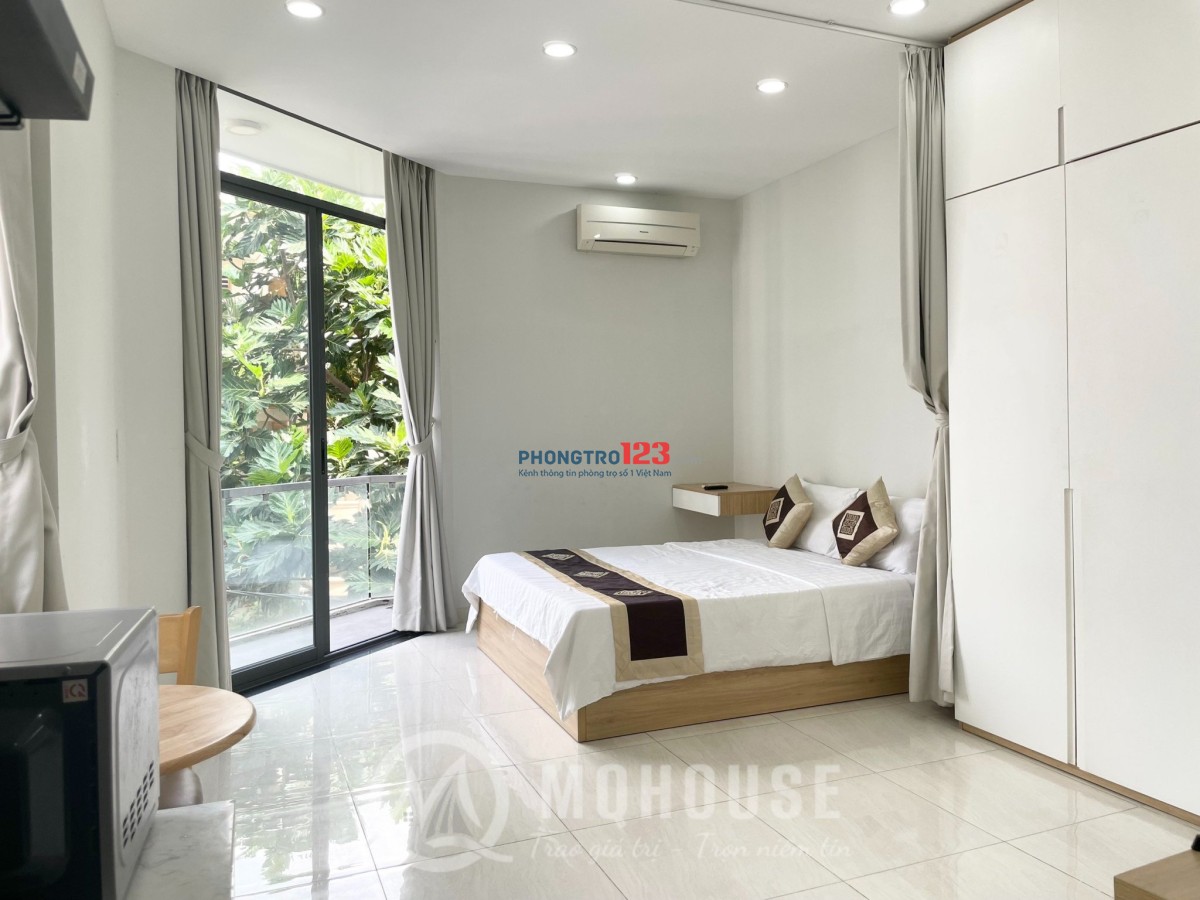 CĂN HỘ 1PN XA BẾP BAN CÔNG FULL NỘI THẤT ĐẸP GẦN LĂNG CHA CẢ - SÂN BAY