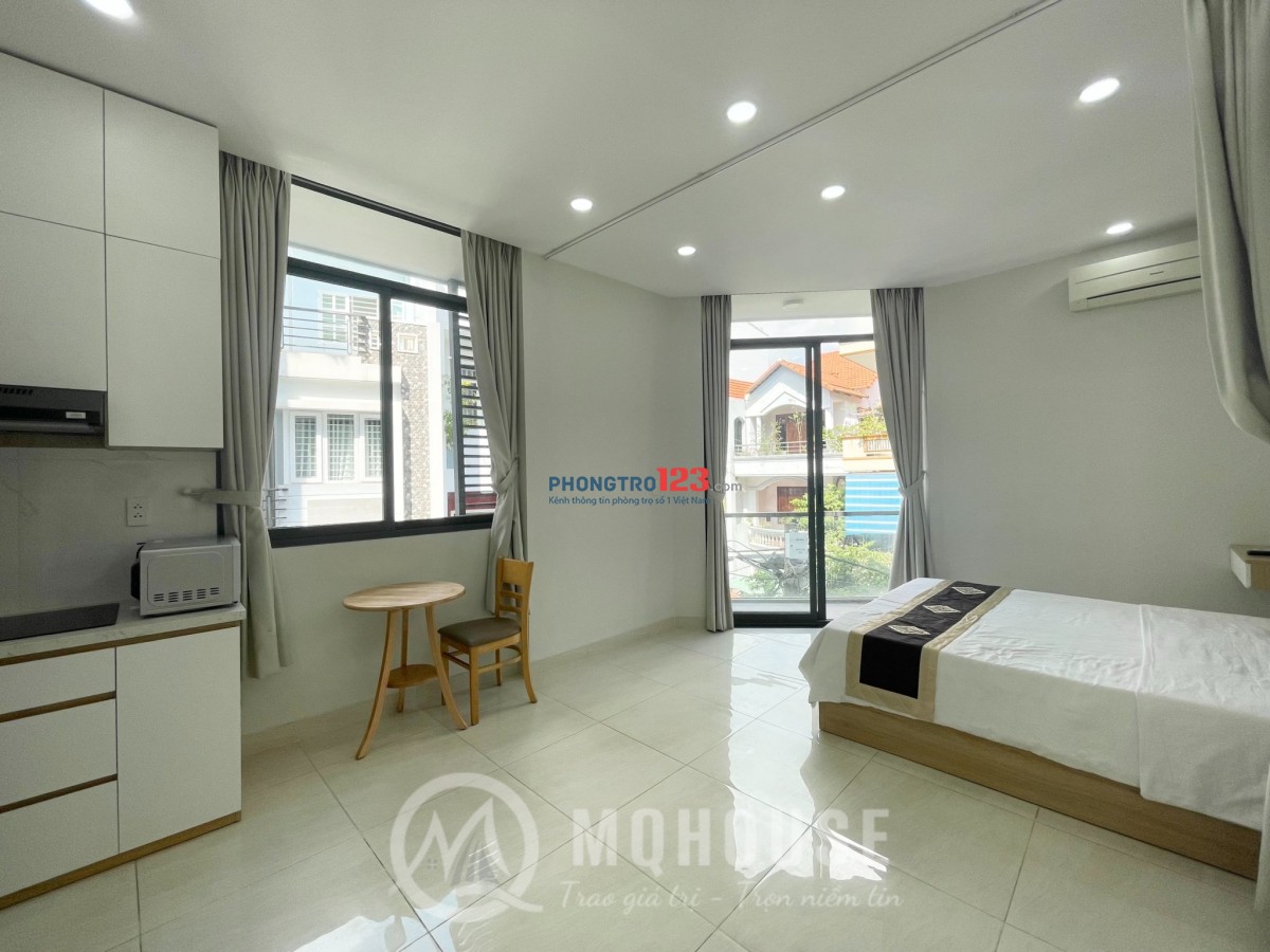 CĂN HỘ 1PN XA BẾP BAN CÔNG FULL NỘI THẤT ĐẸP GẦN LĂNG CHA CẢ - SÂN BAY