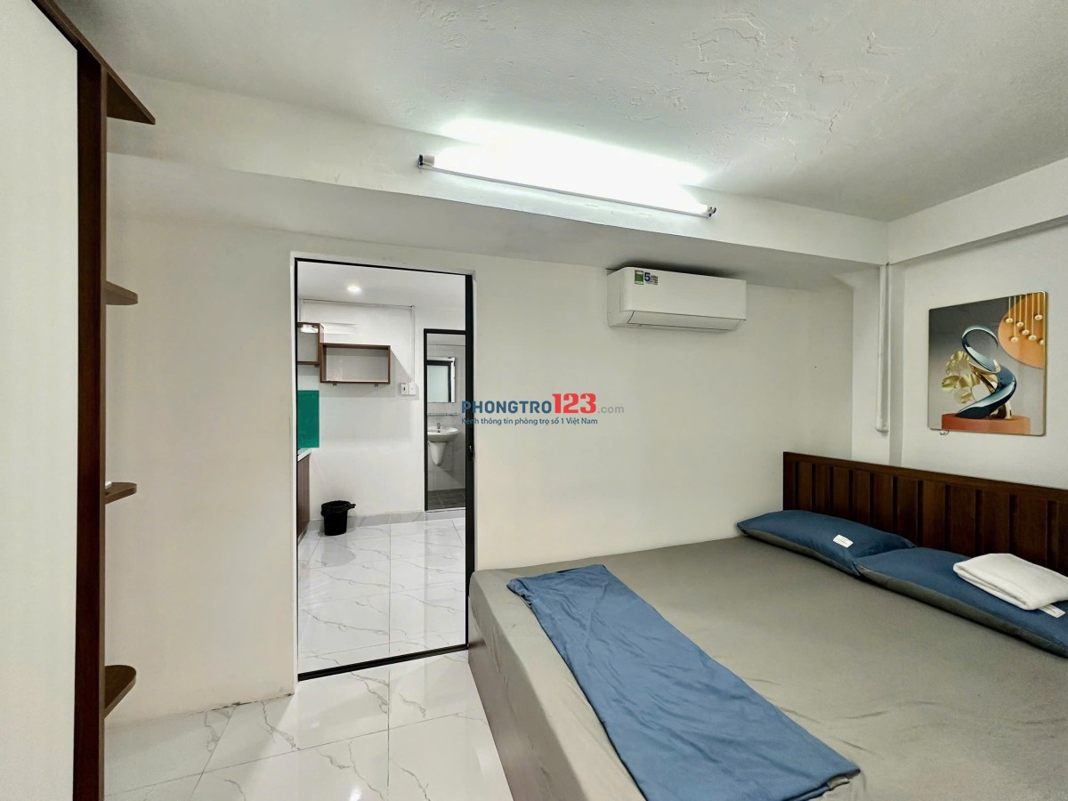 CHO THUÊ PHÒNG 1 PHÒNG NGỦ TÁCH BẾP CỬA SỔ LỚN Ở PHÚ NHUẬN GIÁP QUẬN 1, QUẬN3 - LH: 0334998413