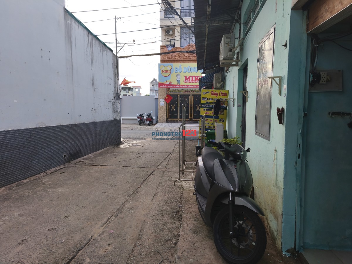 Phòng trọ 14m2 gác lửng, đẹp phòng trống, hẻm 6m