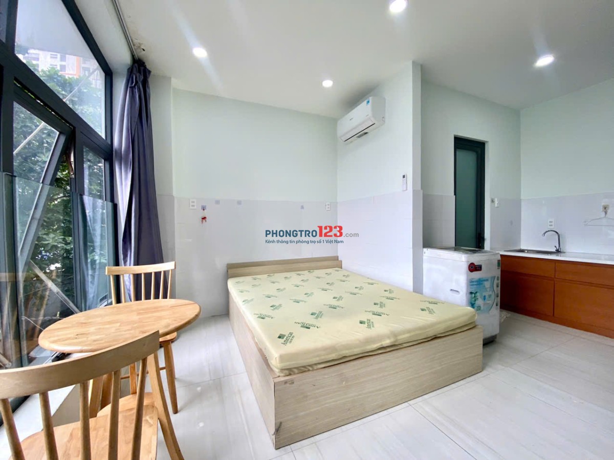  Căn Hộ Cho Thuê Full Nội Thất - Cửa Sổ - Ngay ĐH Giao Thông Vận Tải
