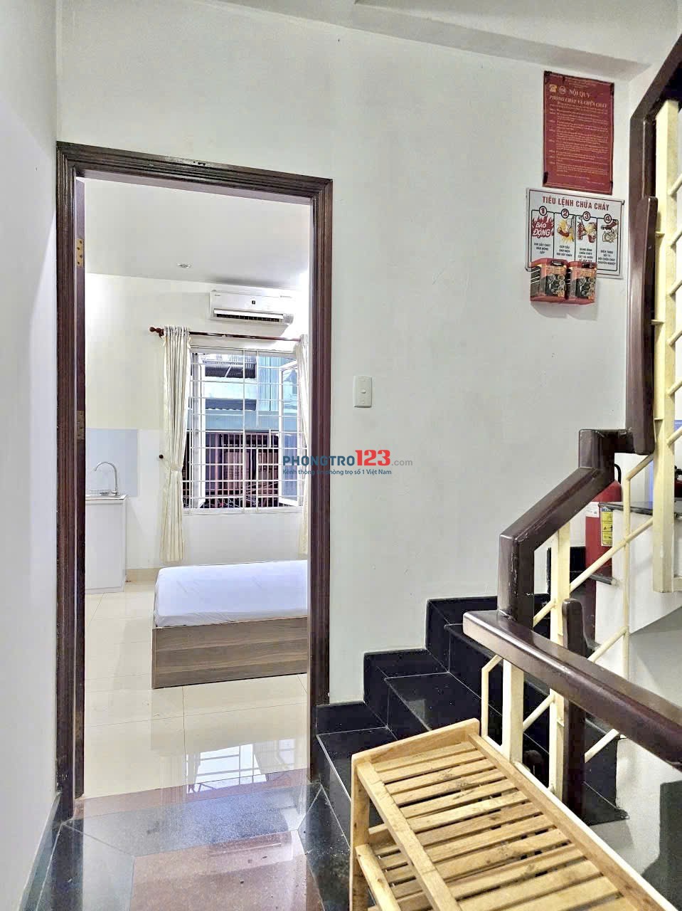 CHO THUÊ PHÒNG FULL NỘI THẤT CỬA SỔ LỚN THOÁNG MÁT Ở BÌNH THẠNH GIÁP QUẬN 1, QUẬN 3 - LH: 0334998413