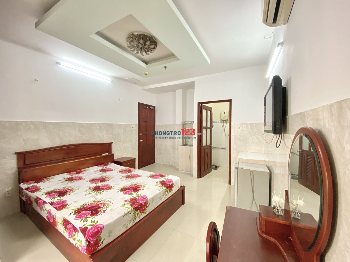 CHO THUÊ PHÒNG FULL NỘI THẤT MẶT TIỀN TRƯỜNG CHINH