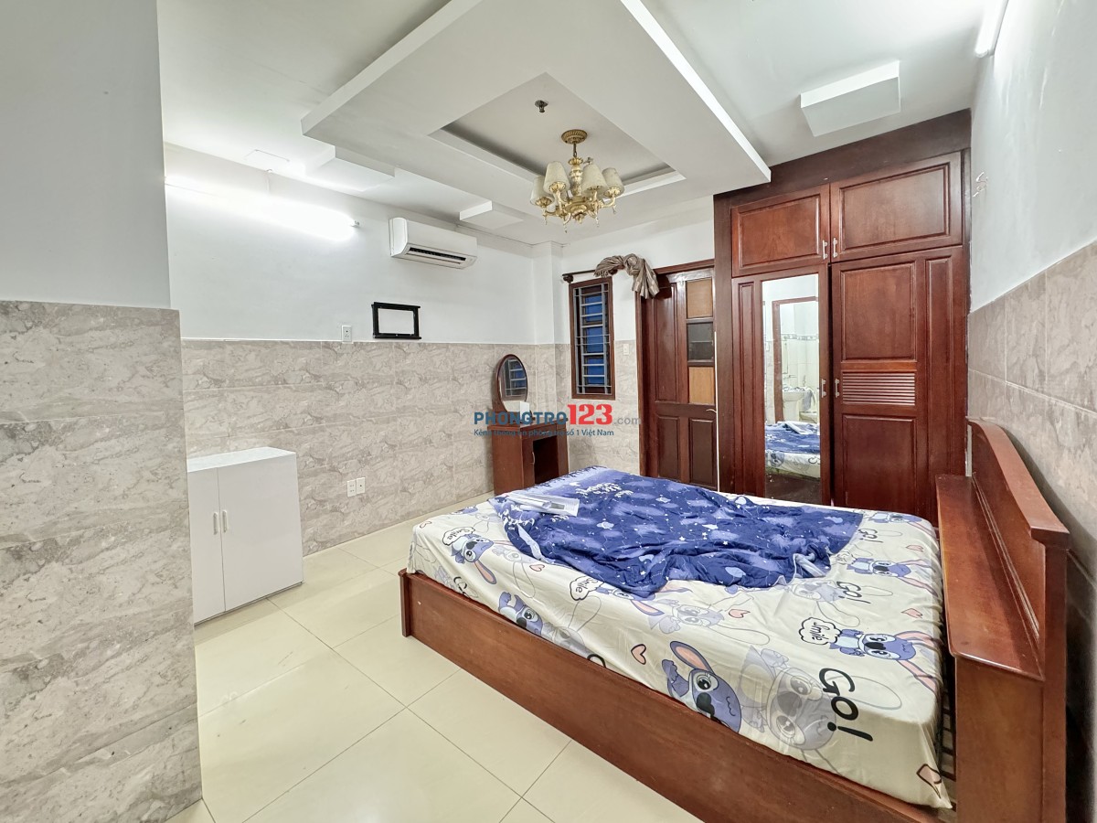 CHO THUÊ PHÒNG FULL NỘI THẤT MẶT TIỀN TRƯỜNG CHINH
