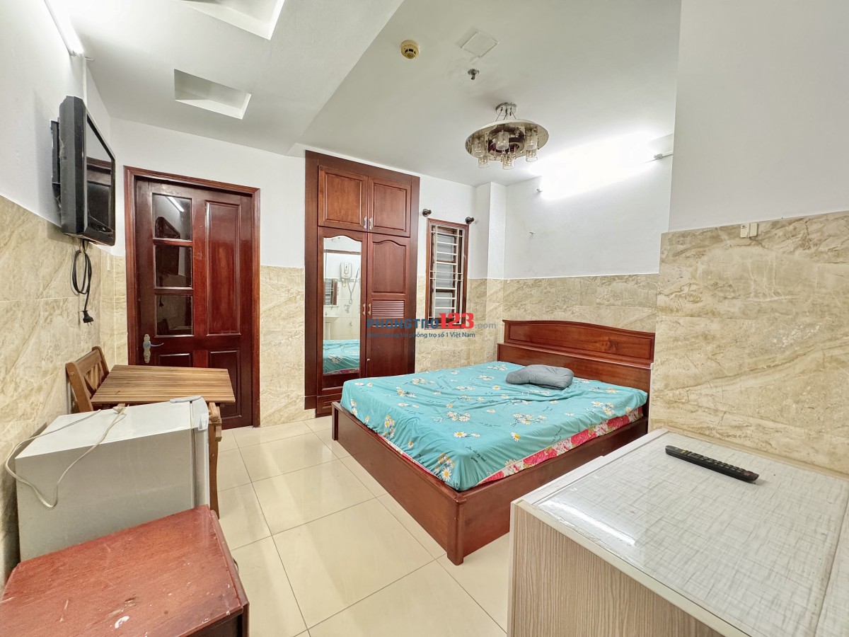 CHO THUÊ PHÒNG FULL NỘI THẤT MẶT TIỀN TRƯỜNG CHINH
