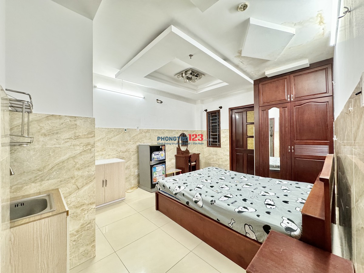 CHO THUÊ PHÒNG FULL NỘI THẤT MẶT TIỀN TRƯỜNG CHINH