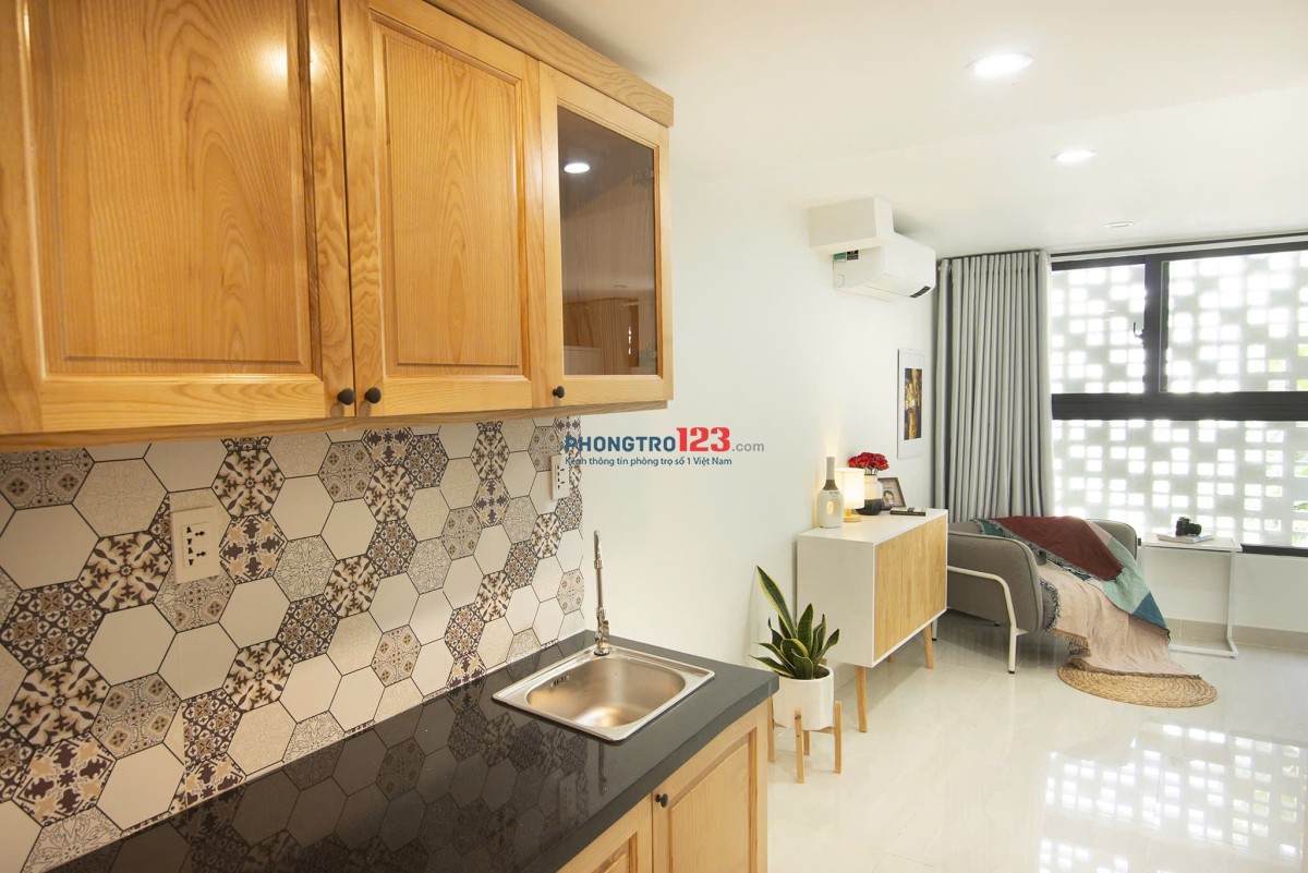 Cho Thuê Phòng Cửa Sổ Lớn, full Nội Thất Hiện Đại gần cầu Bông, giáp Q1, Phú Nhuận