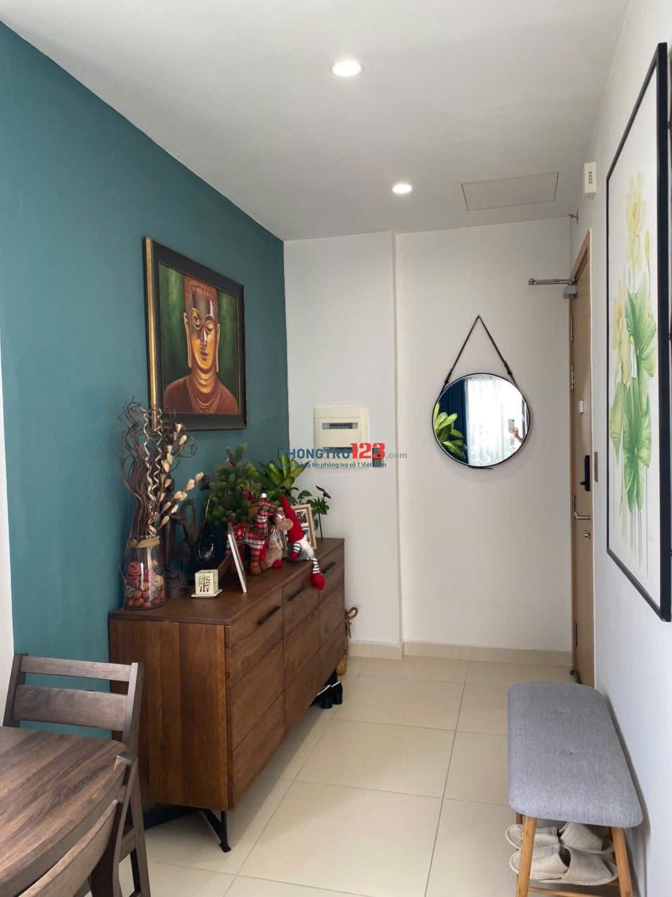 Carillon 5 ,Hòa Thạnh, Tân Phú:74m2, 2p ngủ,NT,12tr/th, Bancong.