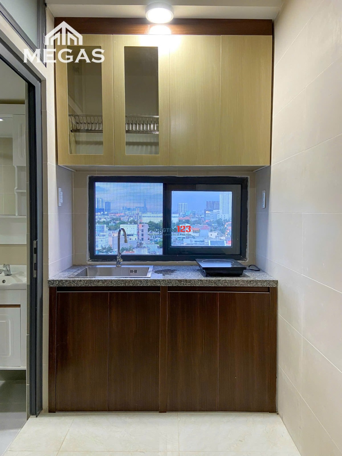 STUDIO 2 CỬA SỔ NHÀ MỚI 100% FULL NỘI THẤT - Ở 2 NGƯỜI THOẢI MÁI - NGAY COOPMART QUẬN 7